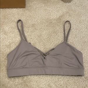 ALO Women's Taupe Sports Bra